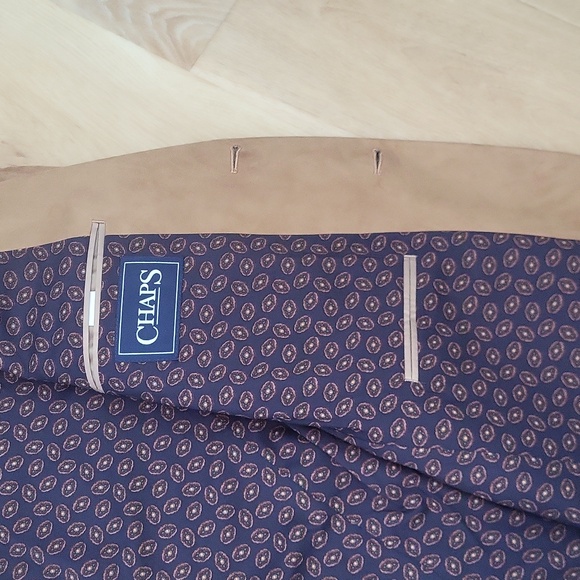 Chaps men's suede-like sport coat blazer size 42R - Picture 3 of 5